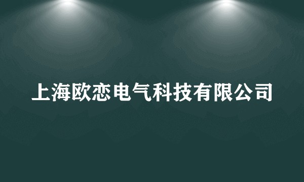 上海欧恋电气科技有限公司