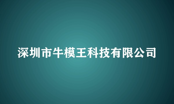 深圳市牛模王科技有限公司