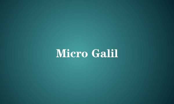 Micro Galil