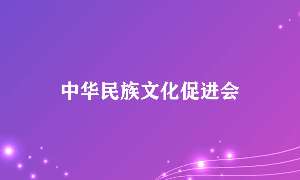 中华民族文化促进会