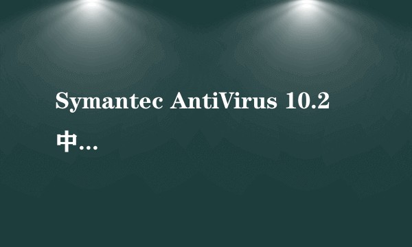 Symantec AntiVirus 10.2 中文产品包(10U)