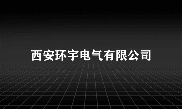 西安环宇电气有限公司