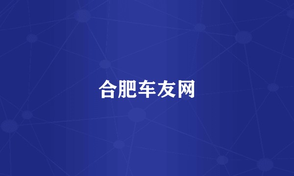 合肥车友网