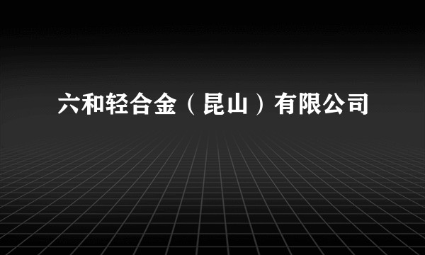 六和轻合金（昆山）有限公司