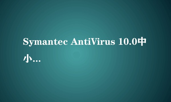 Symantec AntiVirus 10.0中小企业英文版 （25用户）