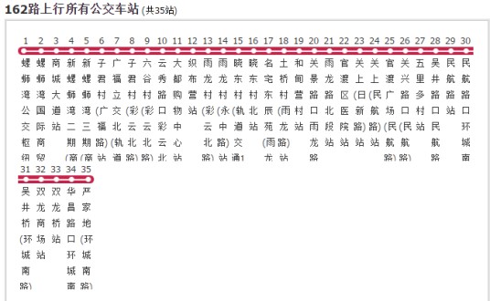昆明公交162路