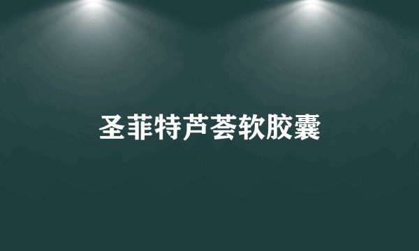 圣菲特芦荟软胶囊