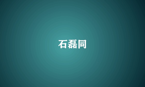 石磊同