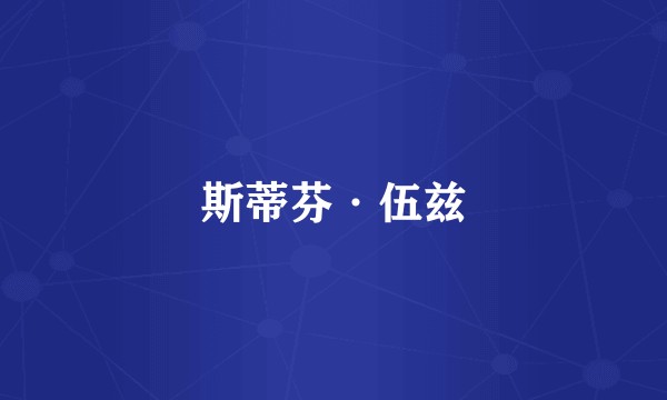 斯蒂芬·伍兹