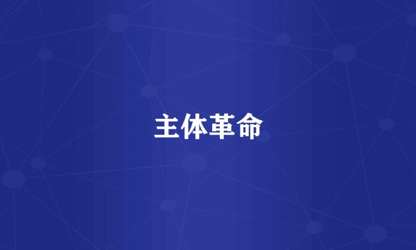 主体革命