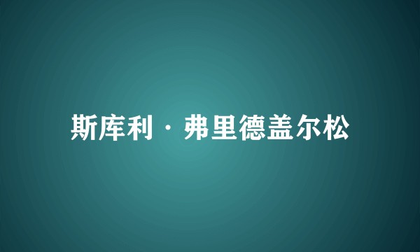 斯库利·弗里德盖尔松