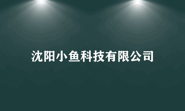 沈阳小鱼科技有限公司