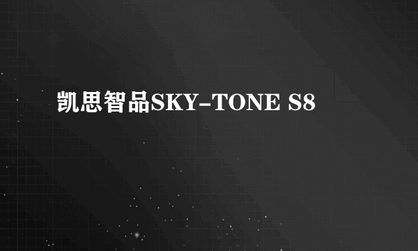 凯思智品SKY-TONE S8