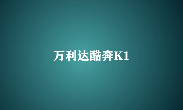 万利达酷奔K1