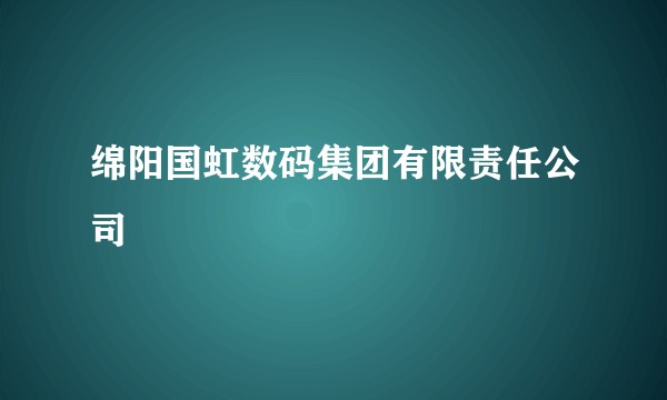 绵阳国虹数码集团有限责任公司