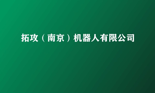 拓攻（南京）机器人有限公司