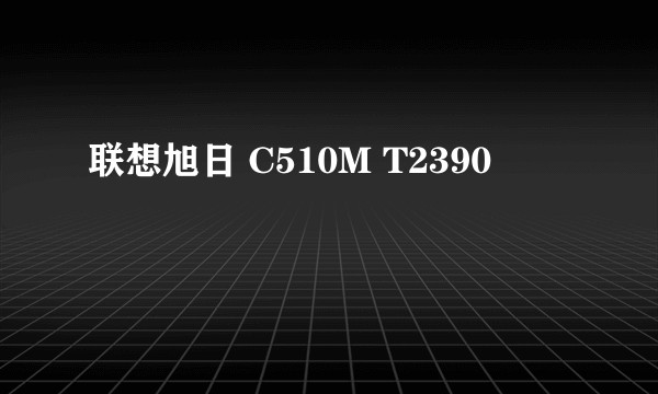 联想旭日 C510M T2390