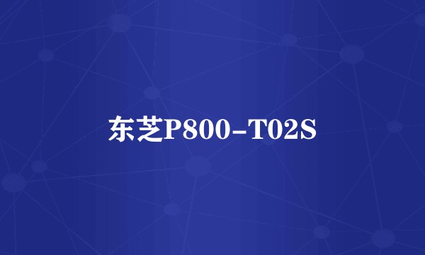 东芝P800-T02S