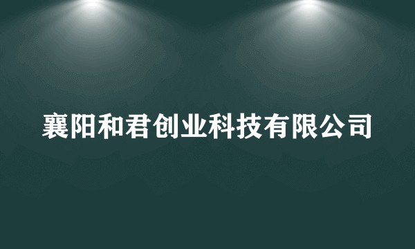 襄阳和君创业科技有限公司