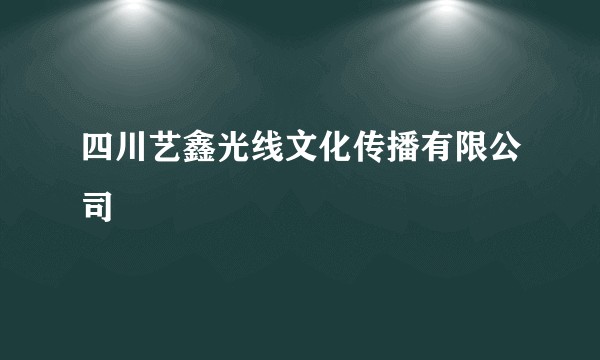 四川艺鑫光线文化传播有限公司