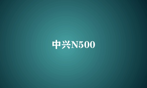 中兴N500