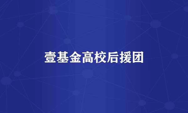 壹基金高校后援团