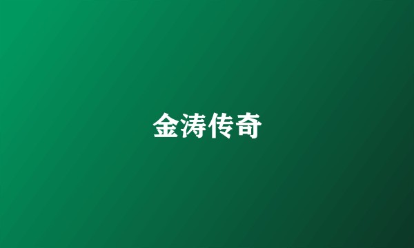 金涛传奇