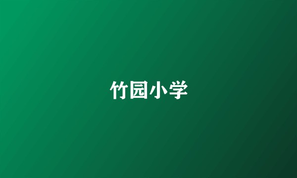 竹园小学