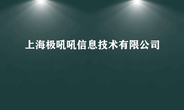 上海极吼吼信息技术有限公司