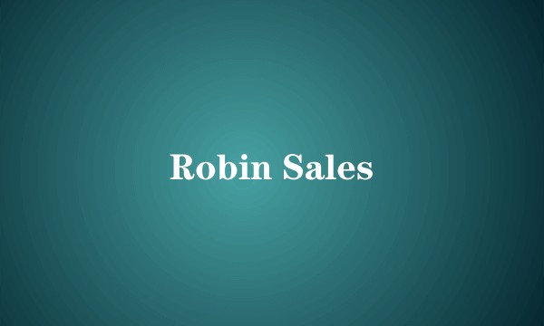 Robin Sales