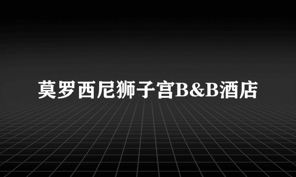 莫罗西尼狮子宫B&B酒店