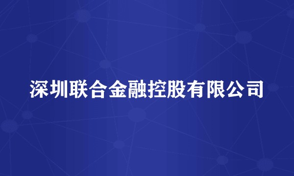 深圳联合金融控股有限公司