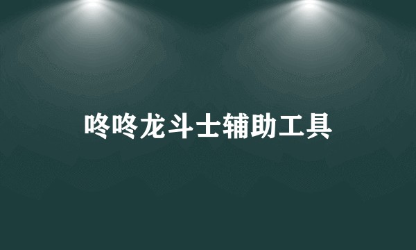 咚咚龙斗士辅助工具