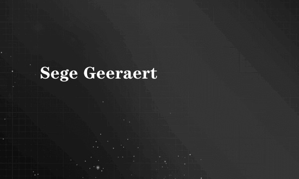 Sege Geeraert