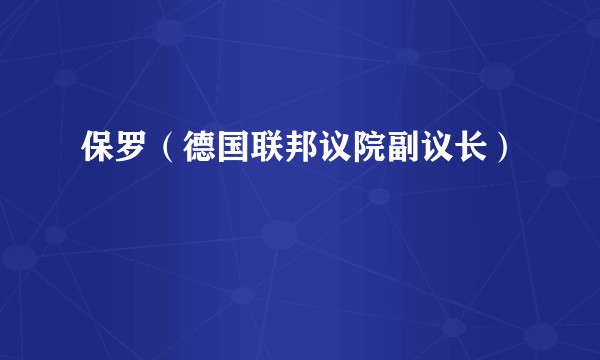 保罗（德国联邦议院副议长）