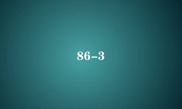 86-3