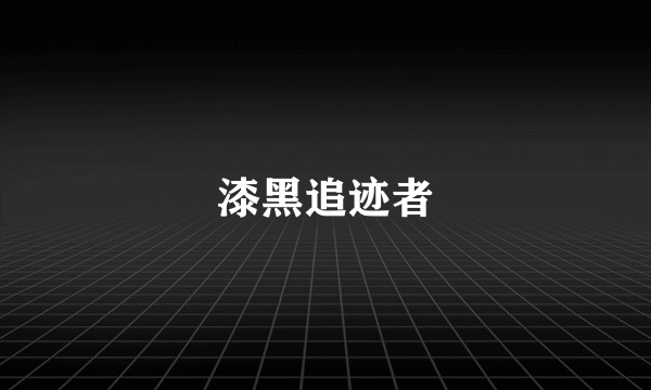 漆黑追迹者
