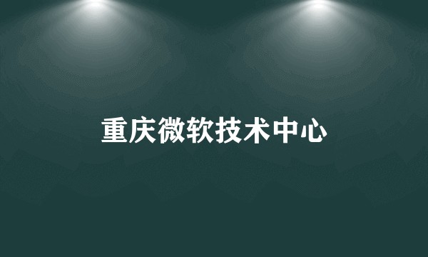 重庆微软技术中心