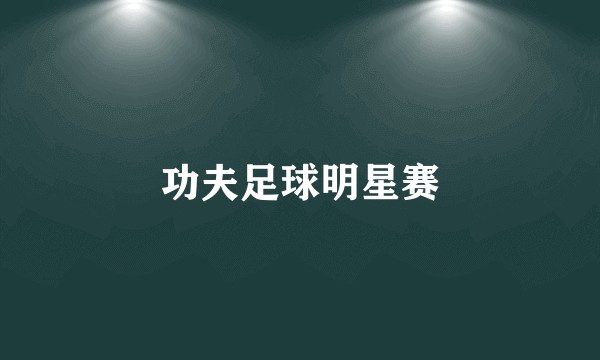 功夫足球明星赛