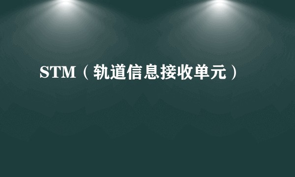 STM（轨道信息接收单元）