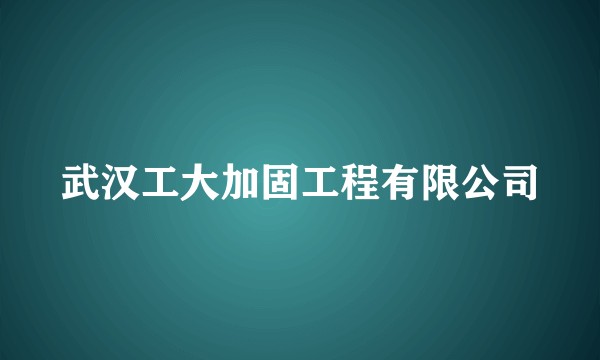 武汉工大加固工程有限公司