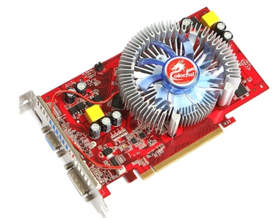 七彩虹逸彩9600GT-GD3 CF黄金版 512M N10