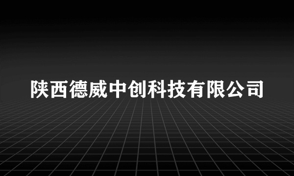 陕西德威中创科技有限公司