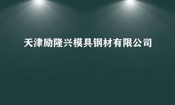 天津励隆兴模具钢材有限公司