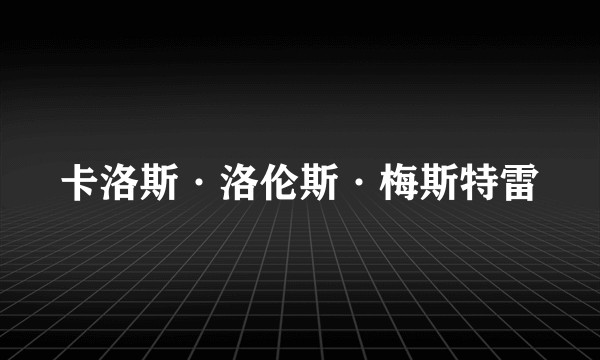 卡洛斯·洛伦斯·梅斯特雷
