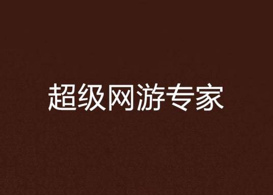 超级网游专家