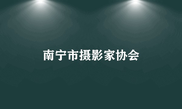 南宁市摄影家协会