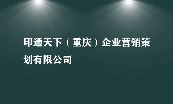 印通天下（重庆）企业营销策划有限公司