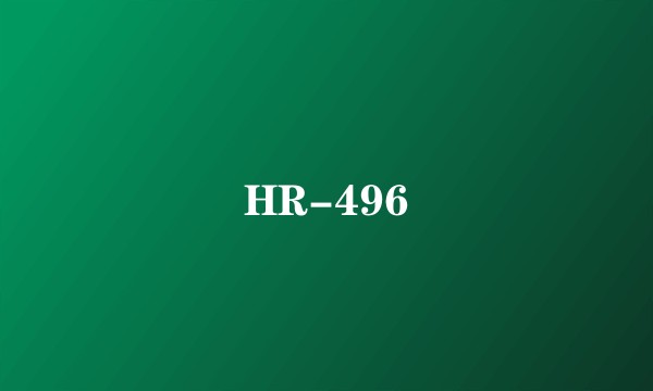 HR-496