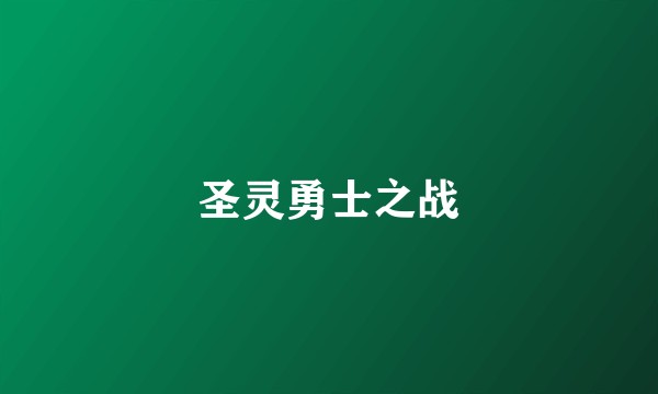 圣灵勇士之战